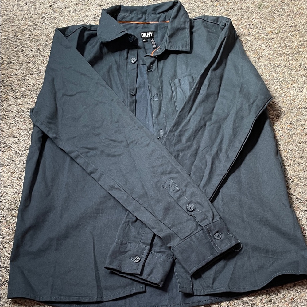 DKNY Charcoal Long Sleeve Shirt